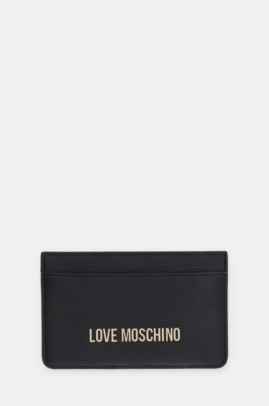 Love Moschino carcasa cardului culoarea negru, JC5640PP0LLD0