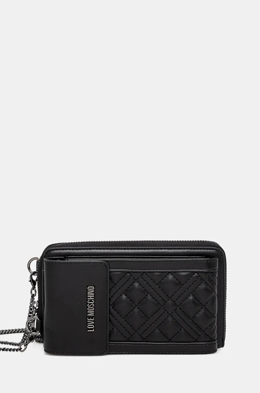 

Портмоне Love Moschino дамски в черно JC5682PP0L, Черен