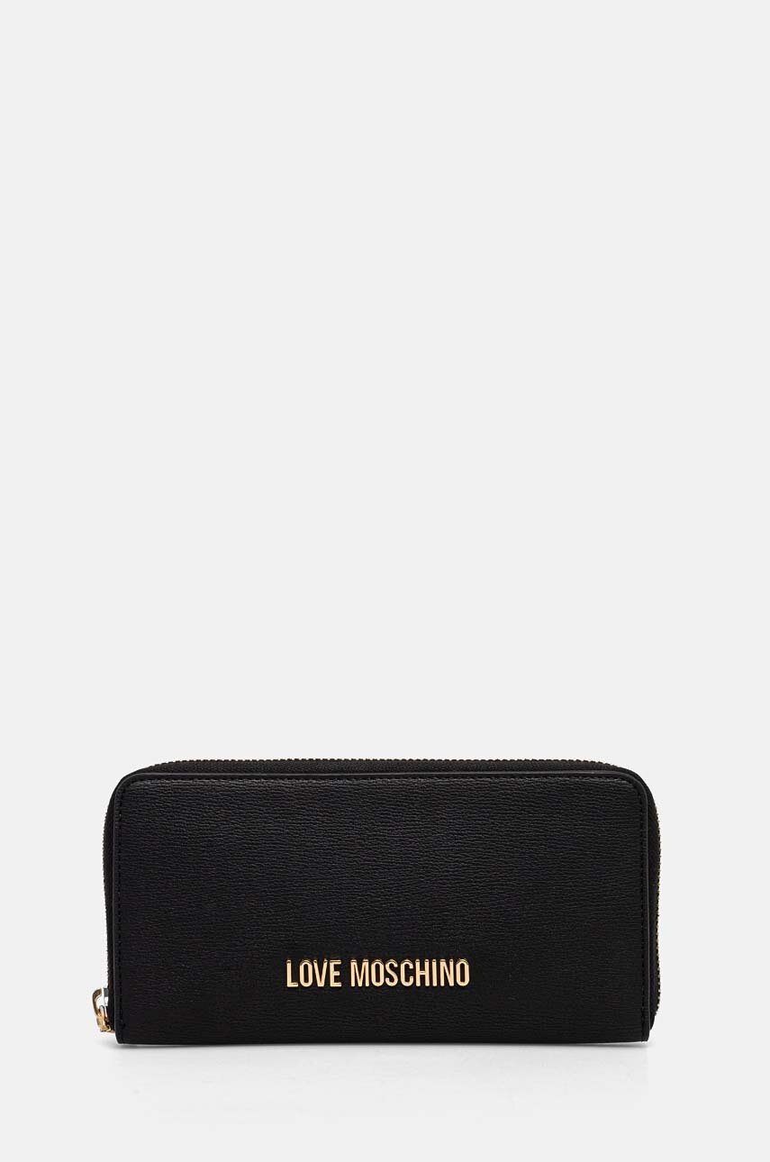 

Портмоне Love Moschino дамски в черно JC5700PP0LLD0, Черен