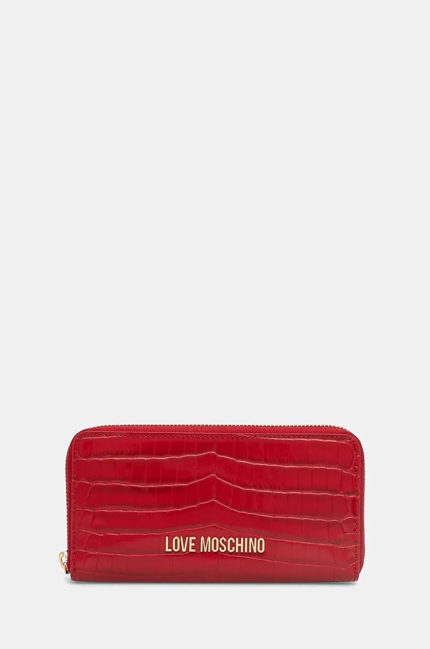

Портмоне Love Moschino дамски в червено JC5700PP0L, Червен