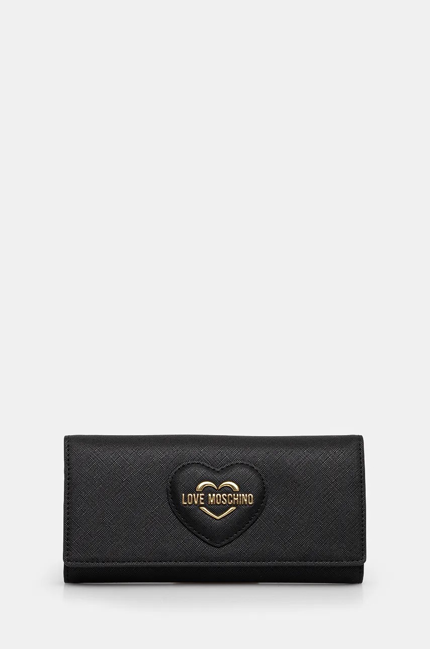 

Портмоне Love Moschino дамски в черно JC5738PP0L, Черен