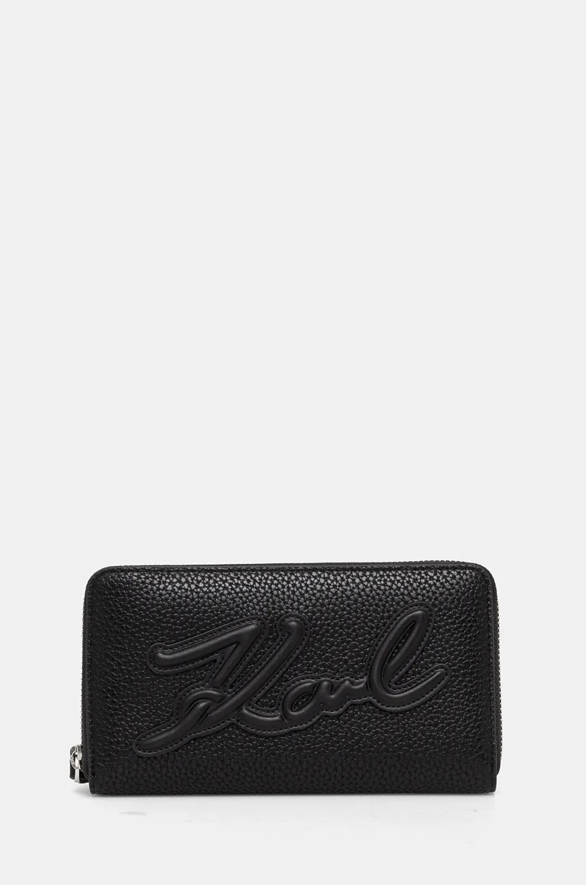 

Портмоне Karl Lagerfeld дамски в черно 246W3290, Черен