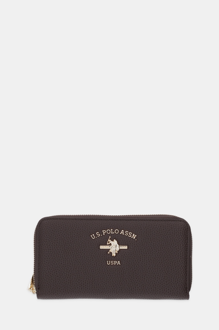 U.S. Polo Assn. portofel Stanford culoarea negru, WIUSS6207WVP