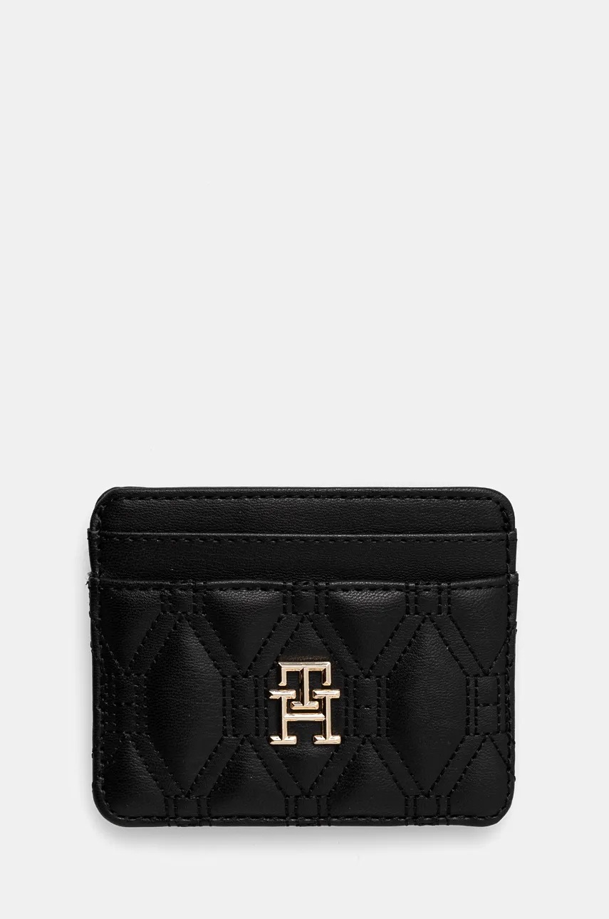 

Калъф за карти Tommy Hilfiger в черно, Черен