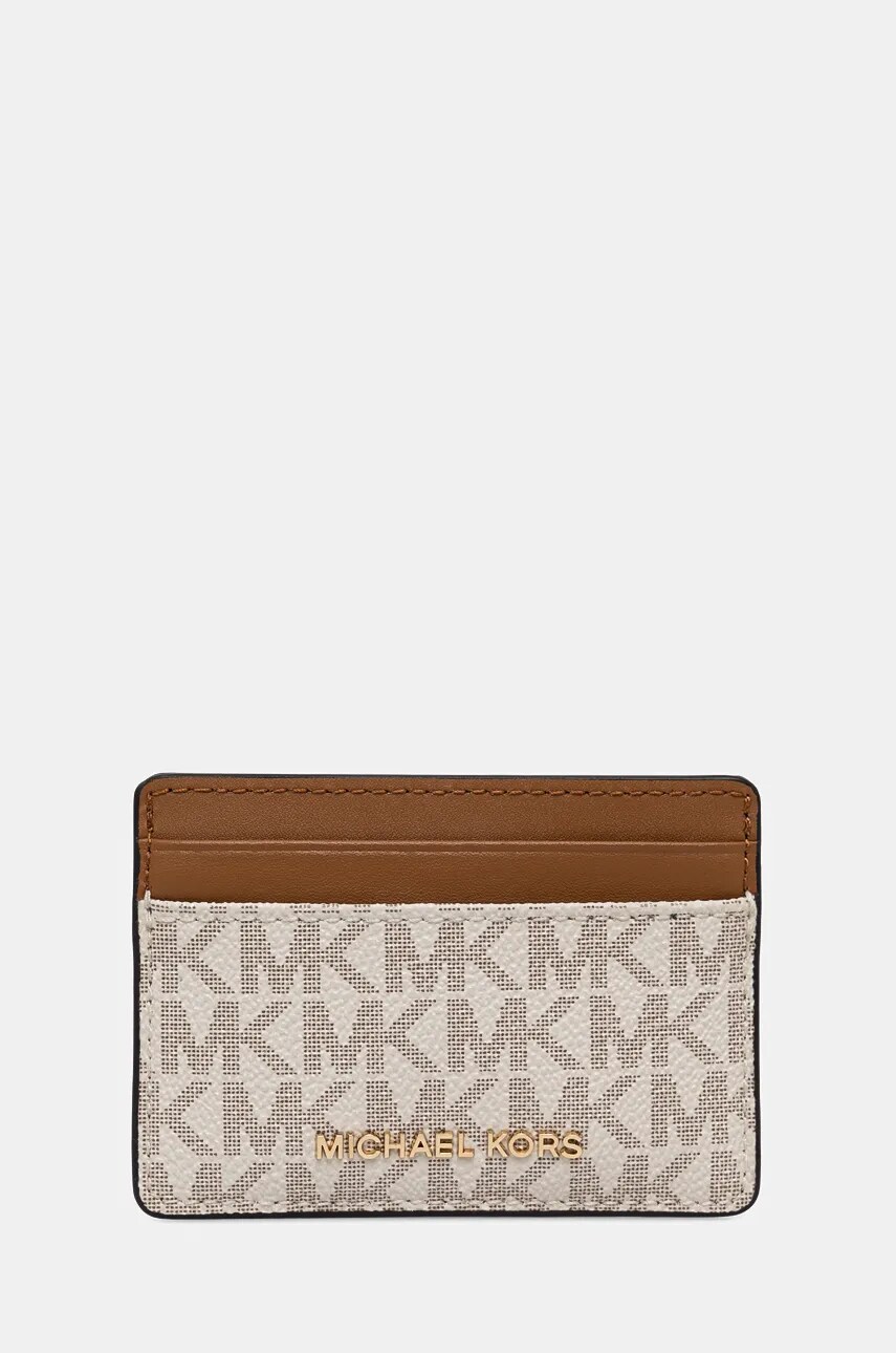 MICHAEL Michael Kors card holder culoarea maro, 32F1GJ6D0B