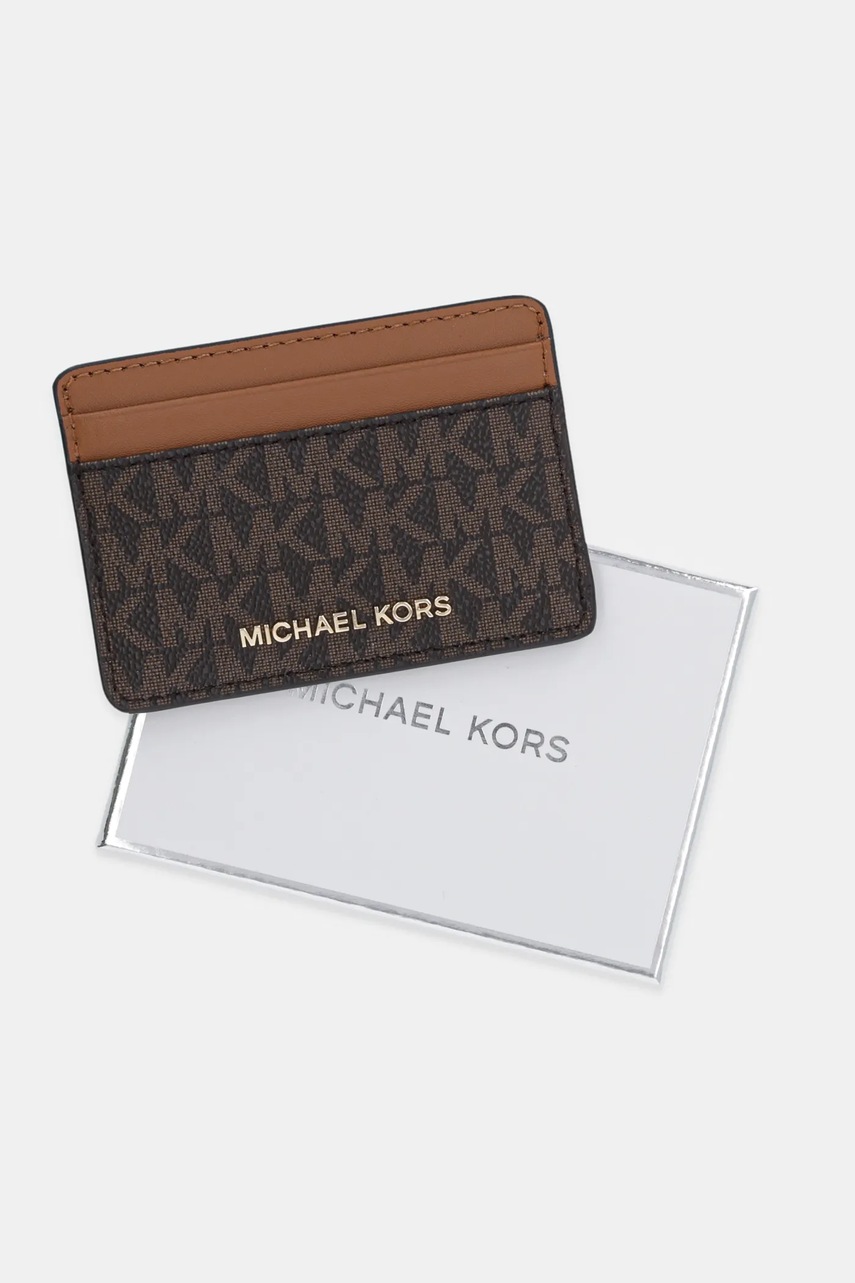 Чохол на банківські карти MICHAEL Michael Kors колір коричневий 32F1GJ6D0B 