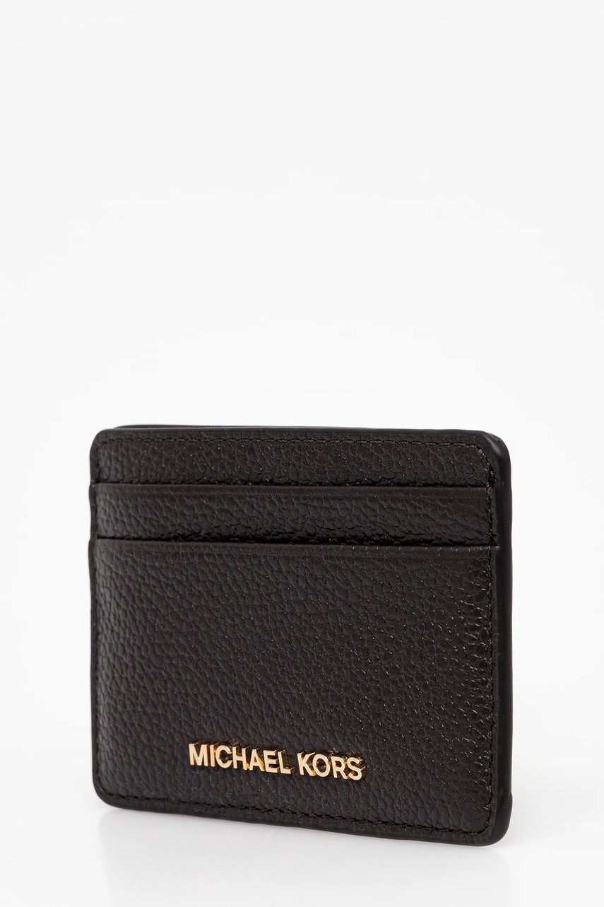 Кожаный чехол на карты MICHAEL Michael Kors цвет чёрный 32F7GF6D0L