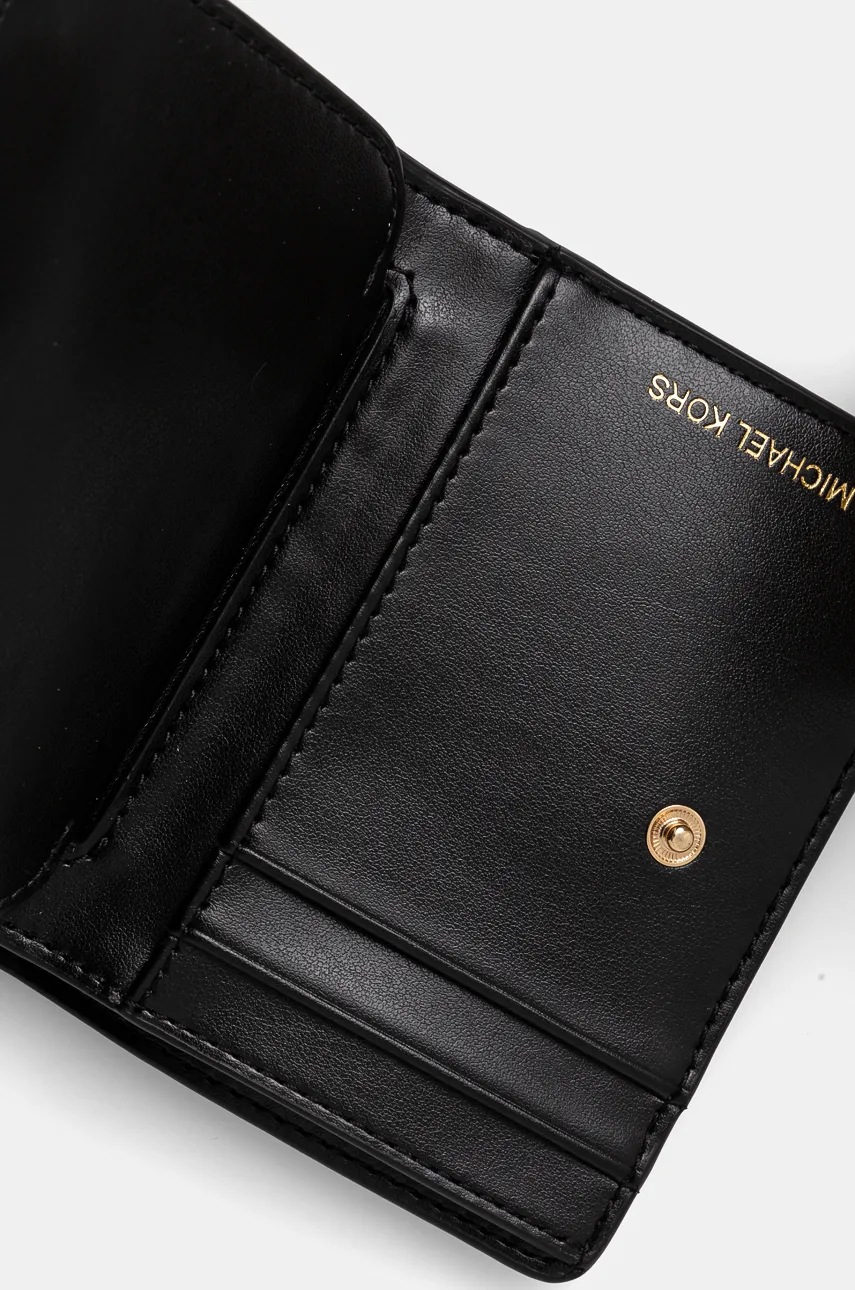 Шкіряний гаманець MICHAEL Michael Kors жіночий колір чорний 32S4G8ED7L 