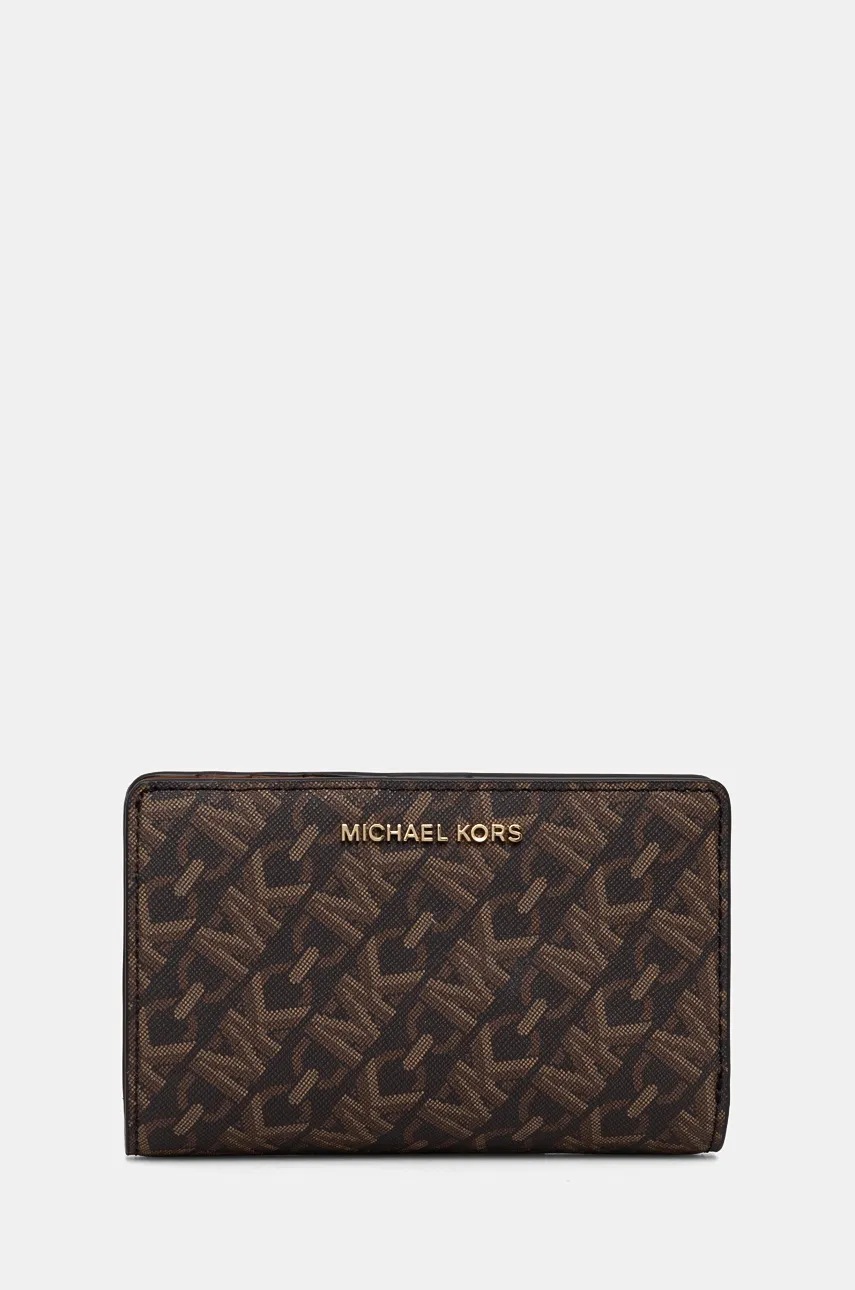 

Портмоне MICHAEL Michael Kors дамски в кафяво 32R4G8ED6B, Кафяв