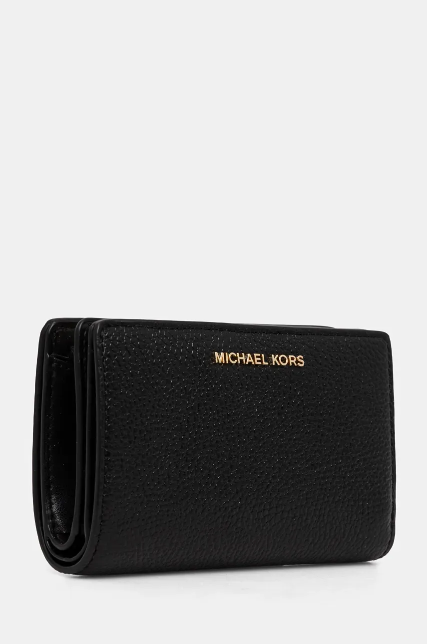 Кожаный кошелек MICHAEL Michael Kors женский цвет чёрный 32R4G8ED6L Кожаный кошелек MICHAEL Michael Kors женский цвет чёрный 32R4G8ED6L