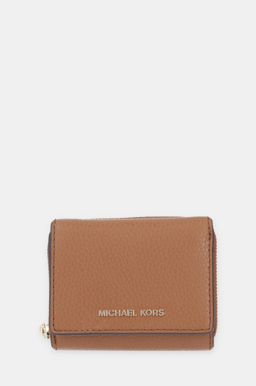 

Кожен портфейл MICHAEL Michael Kors дамски в кафяво 32S4G8ED8L, Кафяв