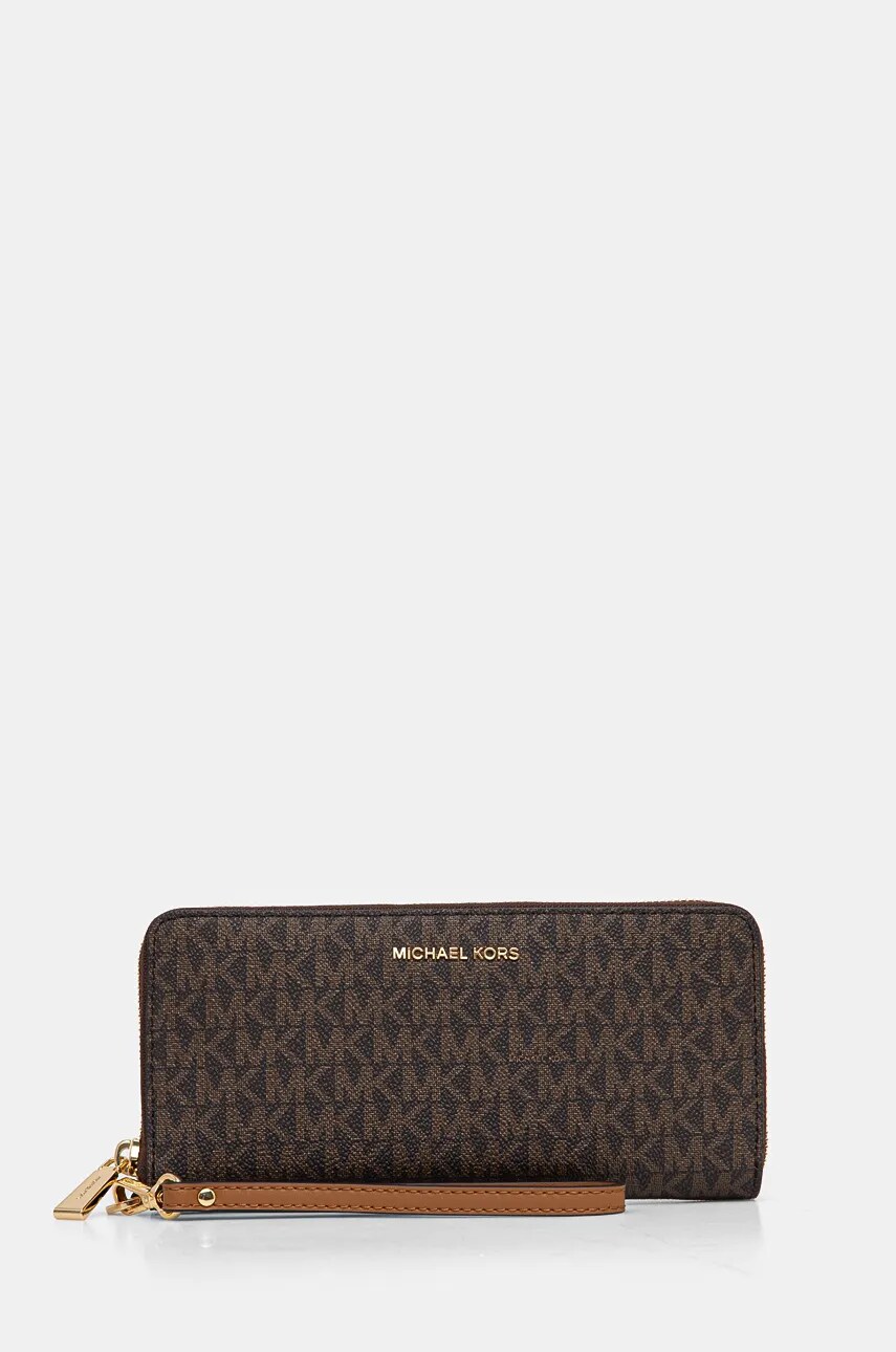 MICHAEL Michael Kors portofel femei, culoarea maro, 32F1GJ6E7B