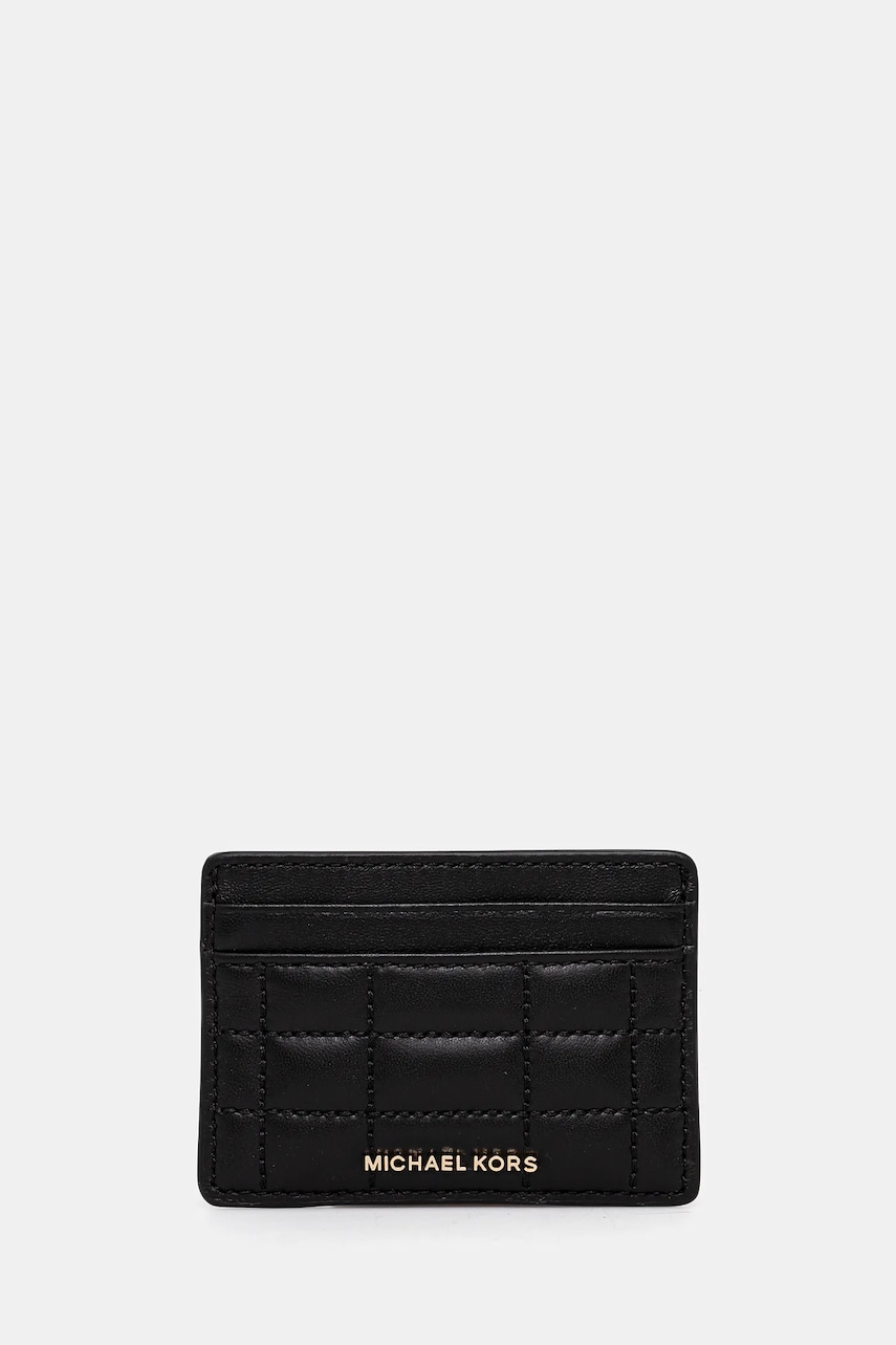 MICHAEL Michael Kors carcasa din piele culoarea negru, 32R4GJ6D0L MICHAEL Michael Kors carcasa din piele culoarea negru, 32R4GJ6D0L