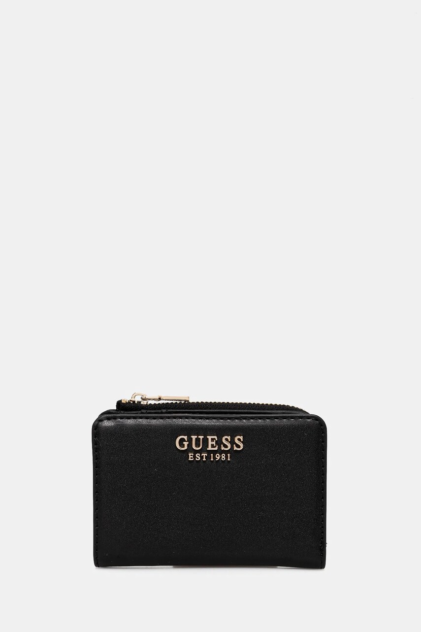 Levně Peněženka Guess černá barva, SWVC85 00156