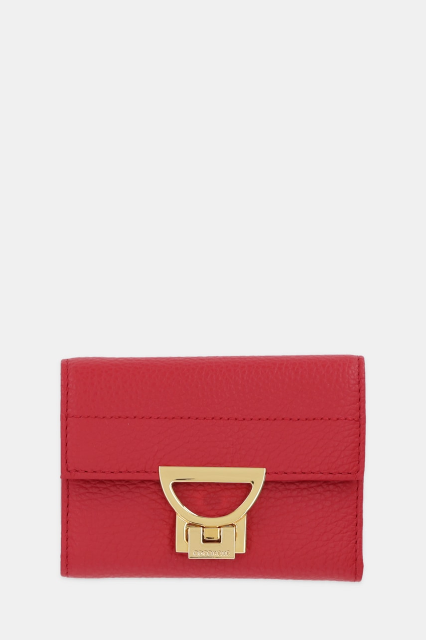 Coccinelle portofel de piele culoarea roșu, E2 MD5 11 F0 01