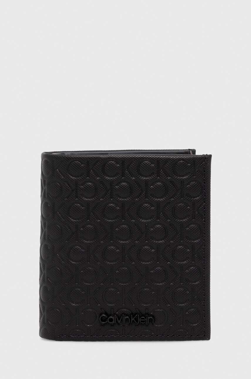 

Кожен портфейл Calvin Klein мъжки в черно K50K511921, Черен