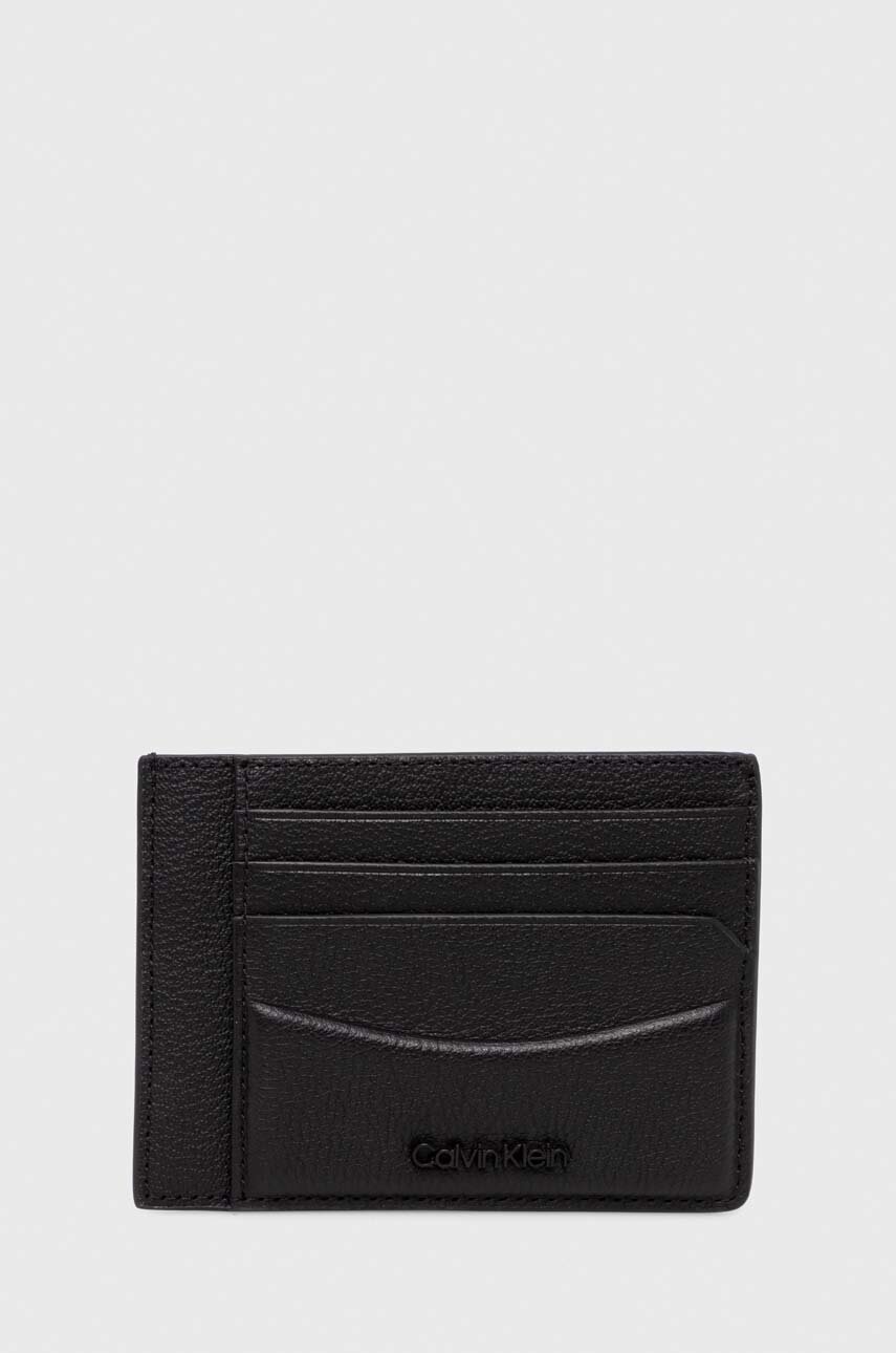 

Кожен портфейл Calvin Klein мъжки в черно K50K511931, Черен