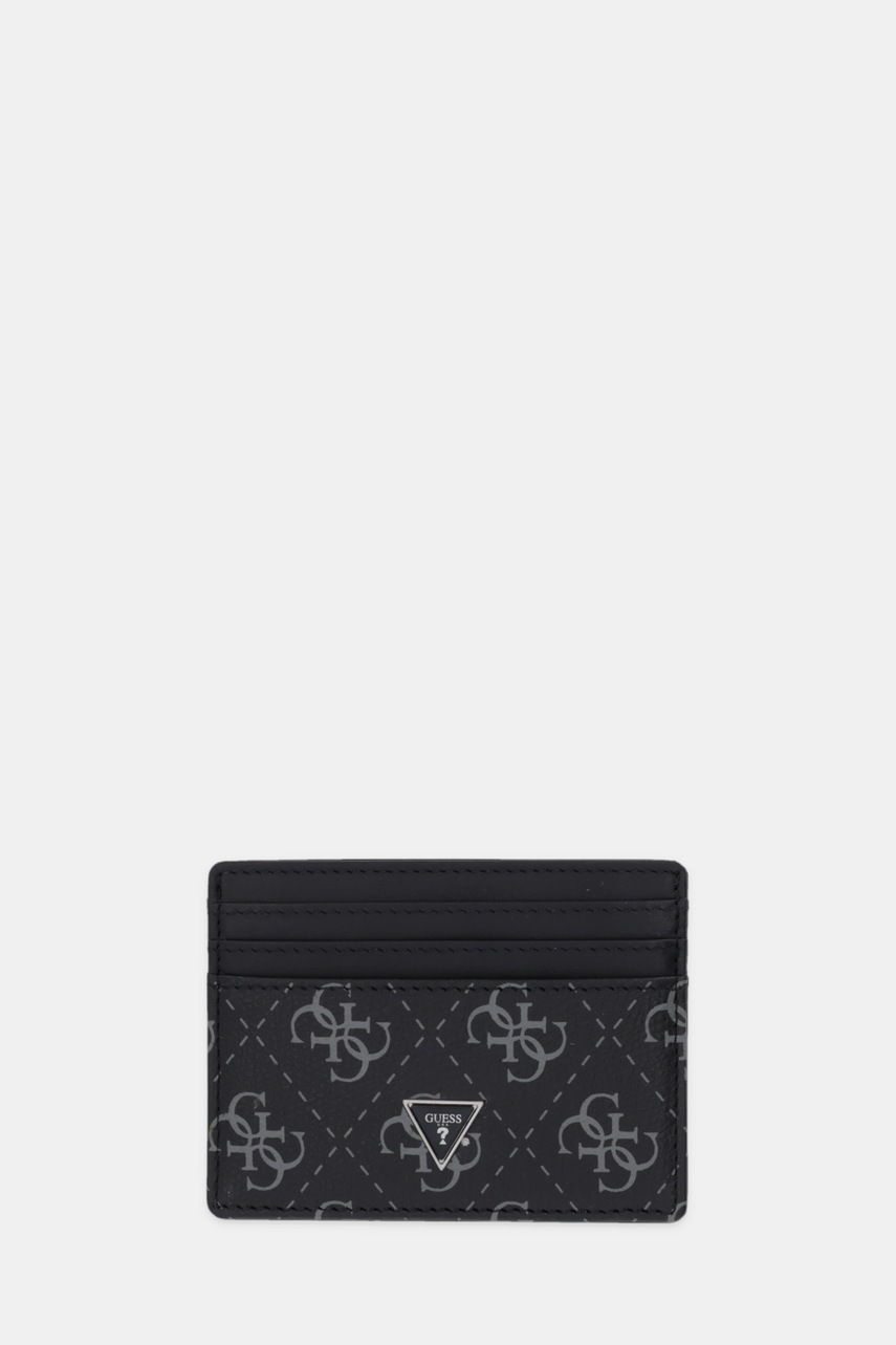 

Кожен калъф за карти Guess MITO в черно SMVELE LEA25, Черен