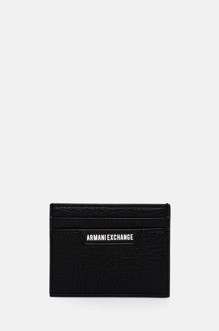 Armani Exchange card holder culoarea negru, 958053 4F863