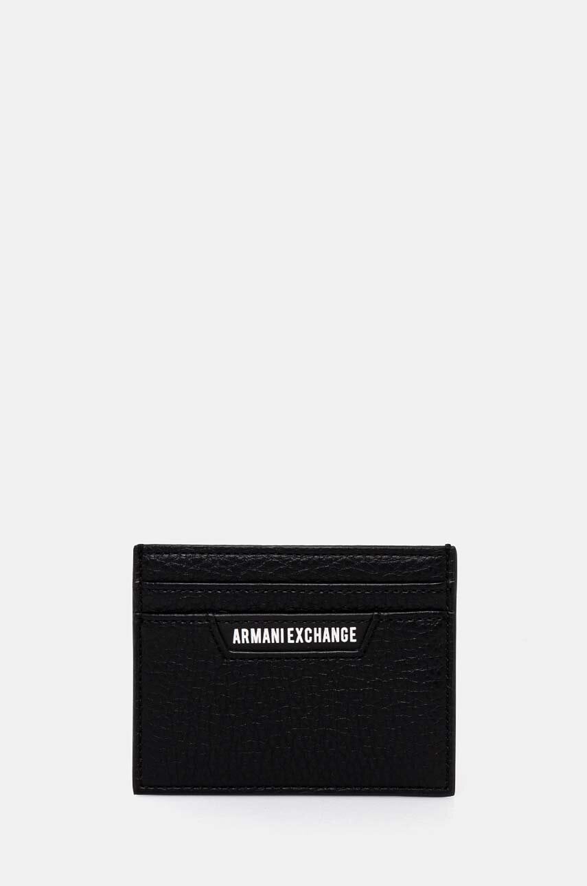 Armani Exchange card holder culoarea negru, 958053 4F863