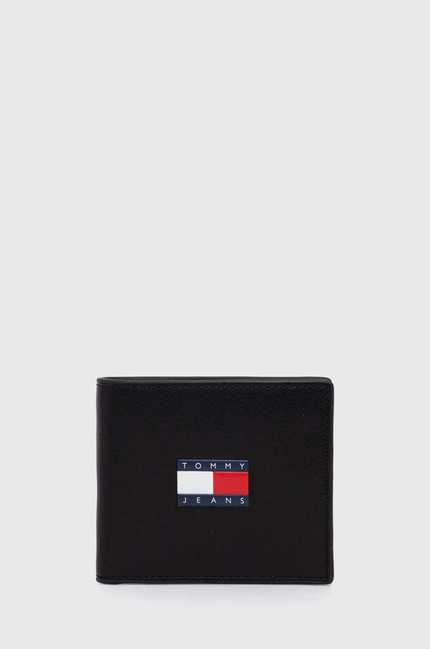 

Портмоне Tommy Jeans мъжки в черно AM0AM12441, Черен