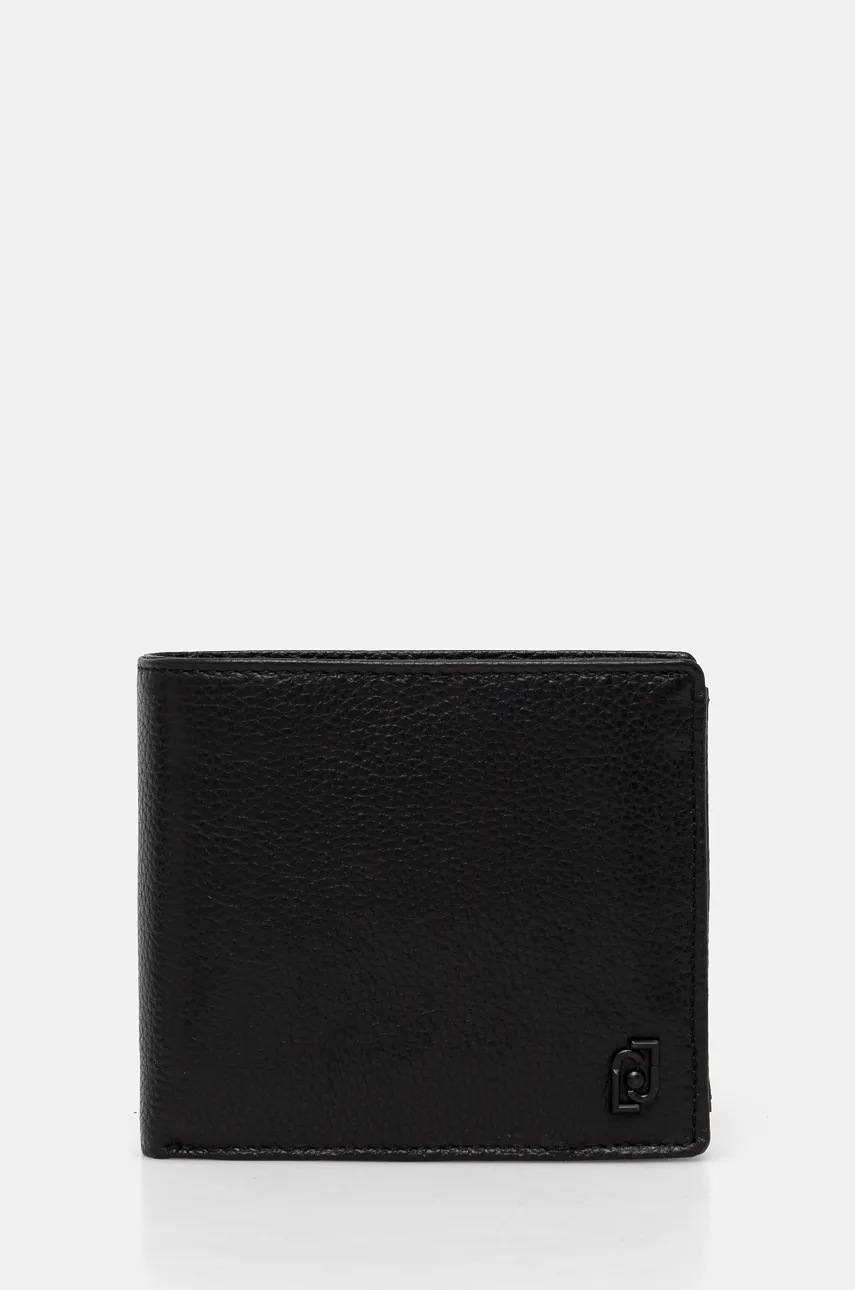 

Кожен портфейл Liu Jo мъжки в черно DF4021 P0371, Черен