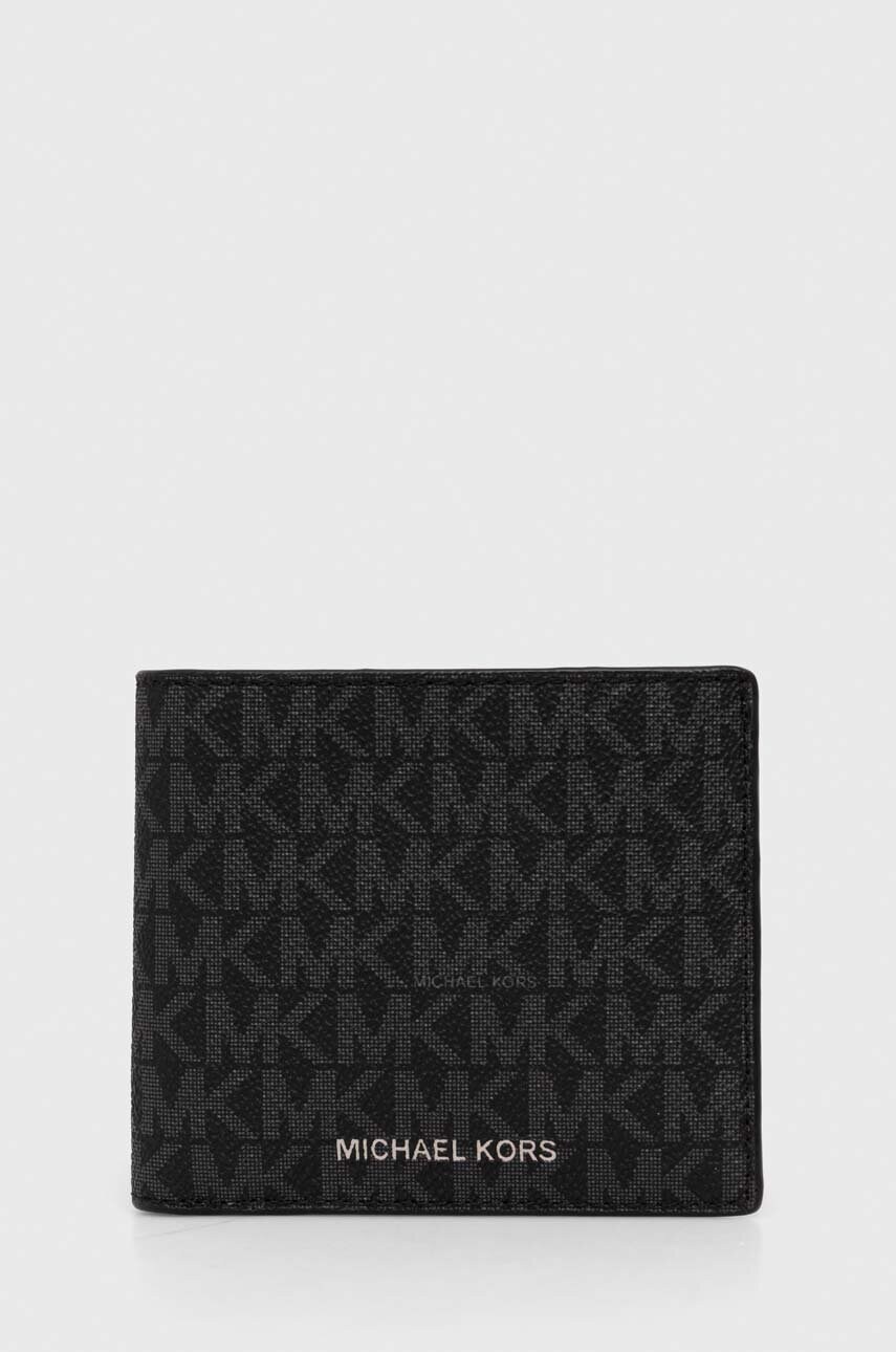Michael Kors portofel barbati, culoarea negru, 39S4LHUF2B