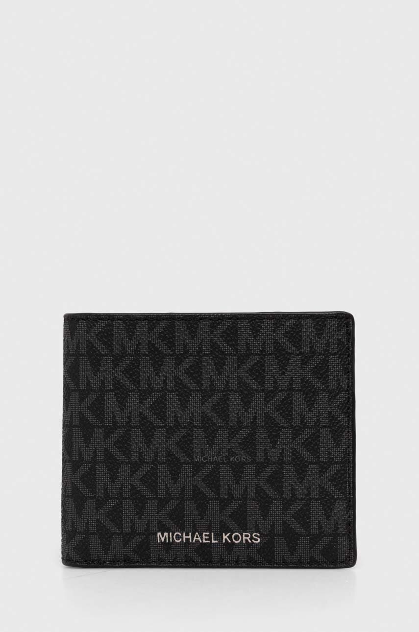 Michael Kors portofel barbati, culoarea negru, 39S4LHUF2B