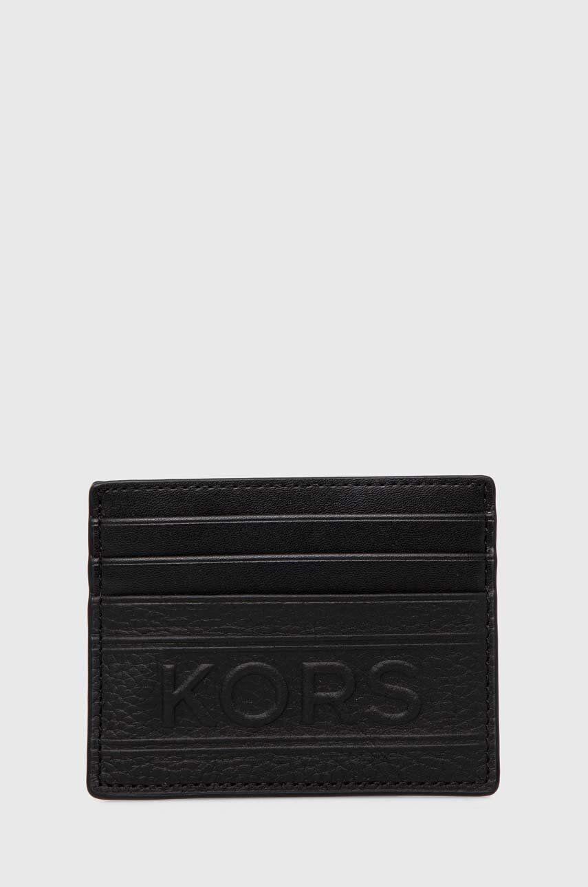 Michael Kors carcasa din piele culoarea negru, 39T4LHDD2O