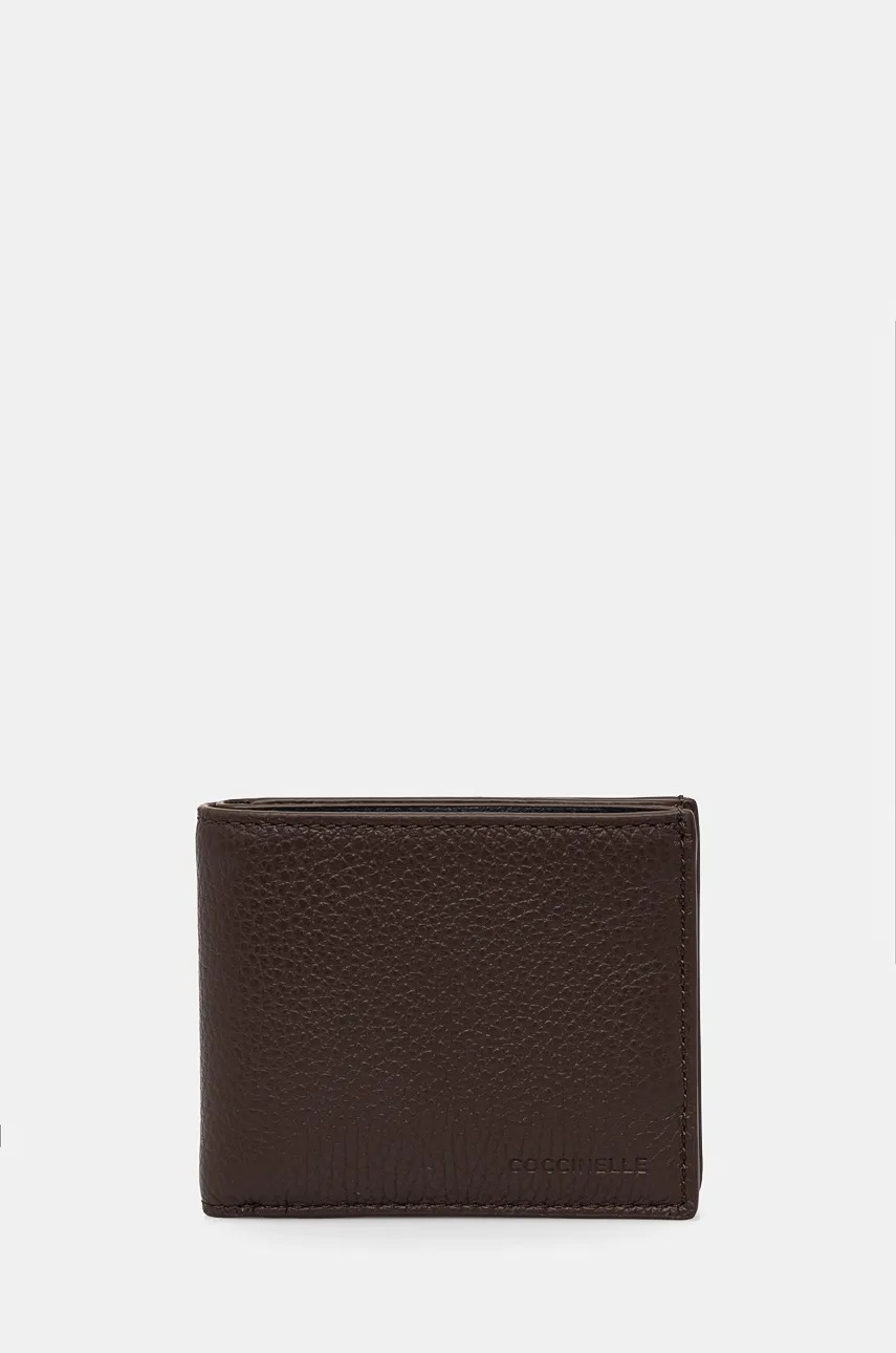 

Кожен портфейл Coccinelle MAN SOFT мъжки в кафяво E2 MUK 81 04 01, Кафяв