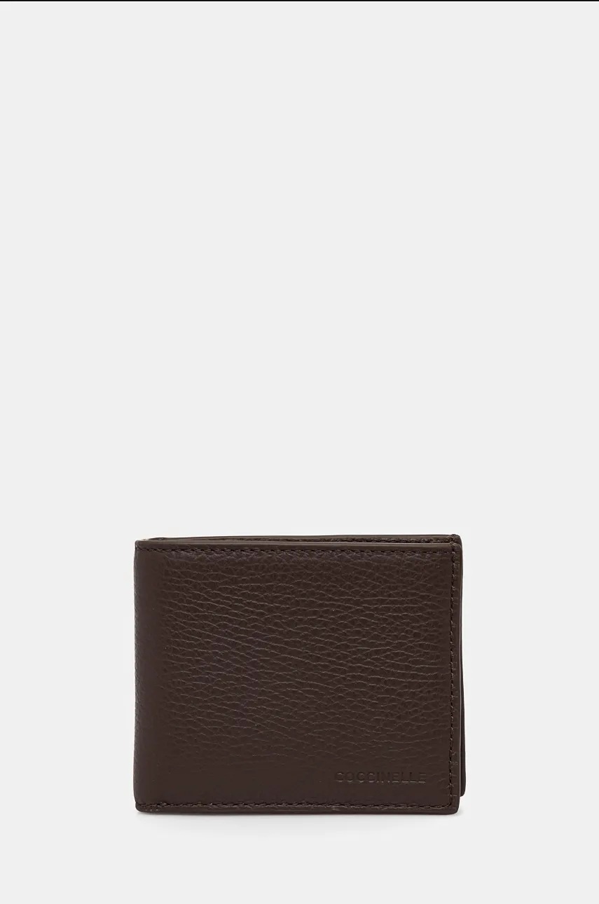 

Кожен портфейл Coccinelle MAN SOFT мъжки в кафяво E2 MUK 81 05 01, Кафяв