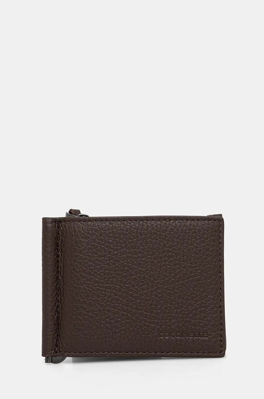 

Кожен портфейл Coccinelle MAN SOFT мъжки в кафяво E2 MUK 81 06 01, Кафяв