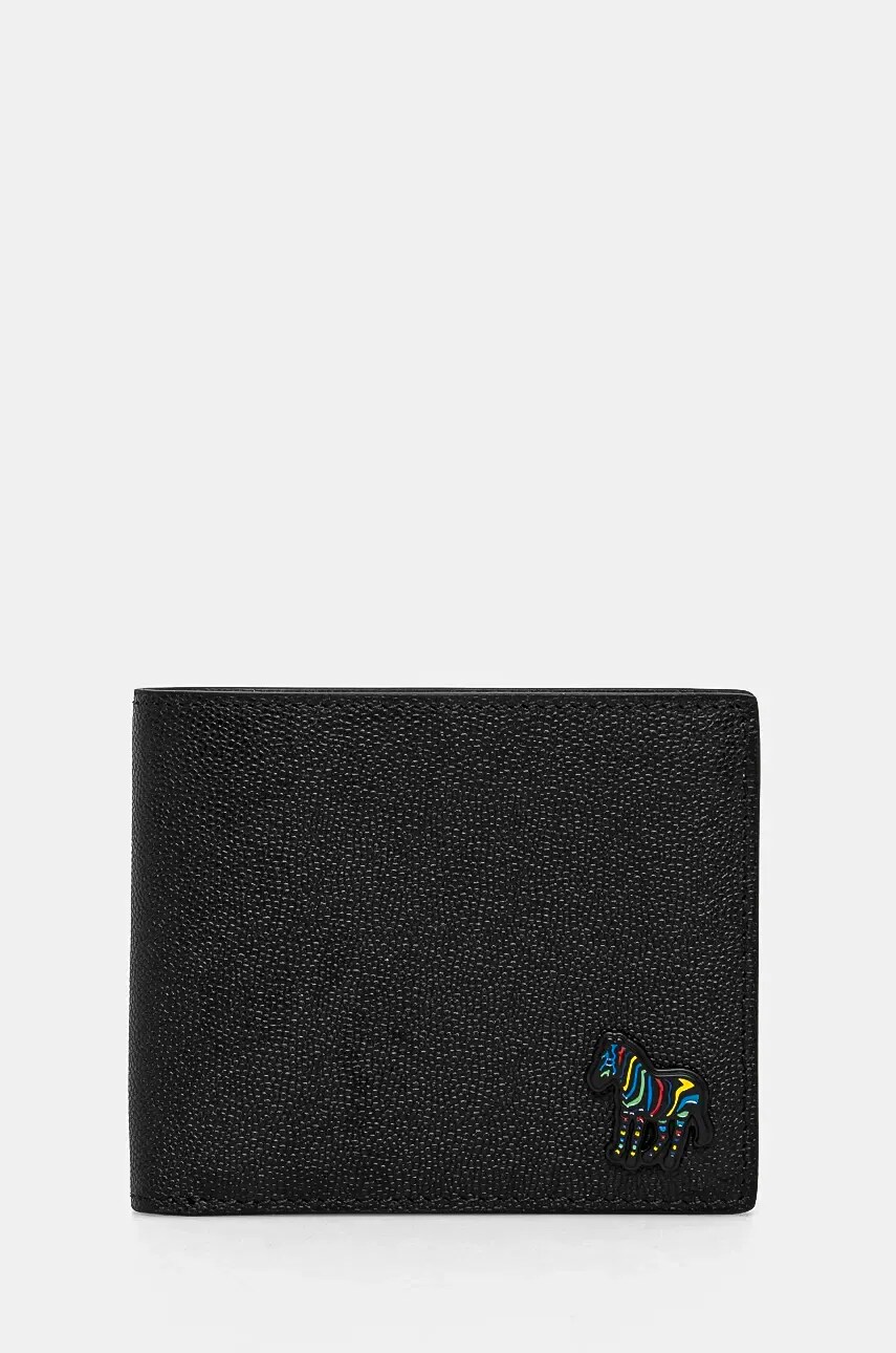 PS Paul Smith portofel de piele barbati, culoarea negru, M2A.5321.NMUZEB
