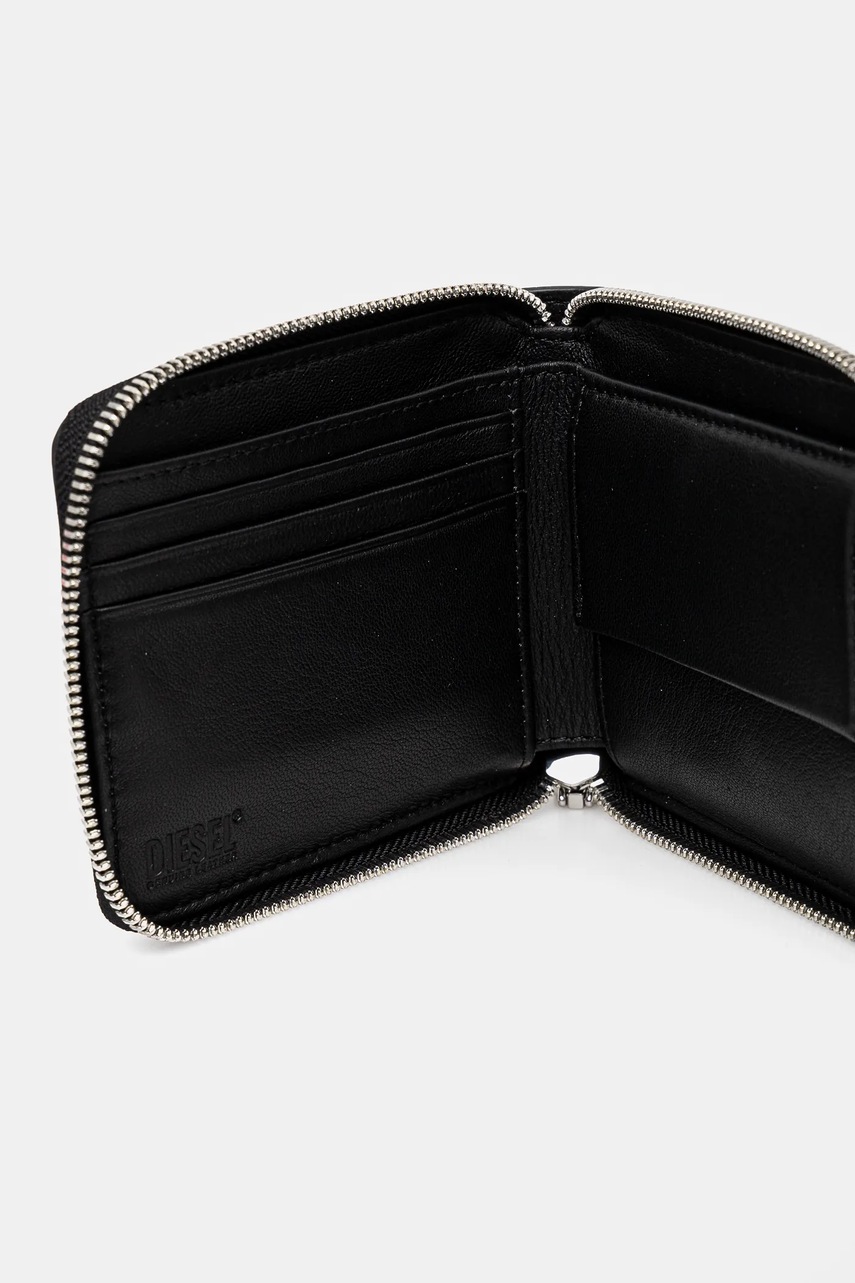 Kožená peňaženka Diesel DSL 3D- BI FOLD COIN ZIP XS