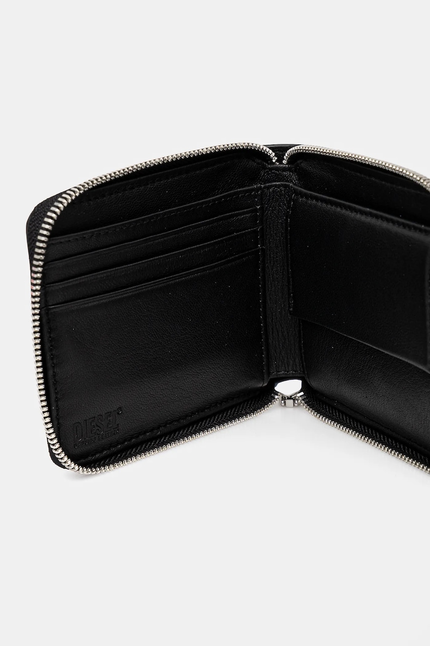Kožená peňaženka Diesel DSL 3D- BI FOLD COIN ZIP XS