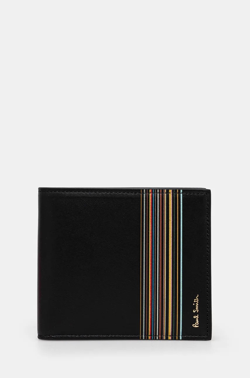 Paul Smith portofel de piele barbati, culoarea negru, M1A-4832-LFISIG