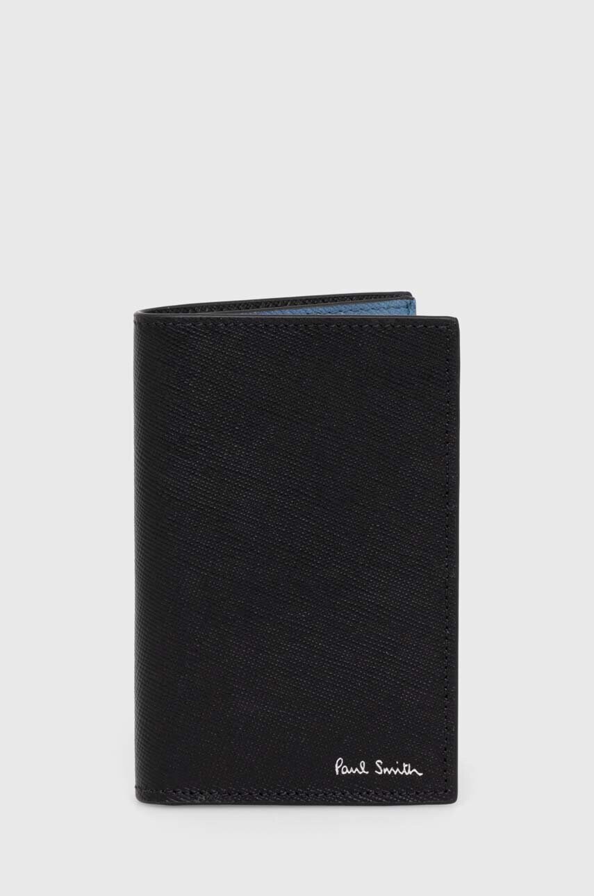 Paul Smith portofel de piele barbati, culoarea negru, M1A-4774-NMFUJI
