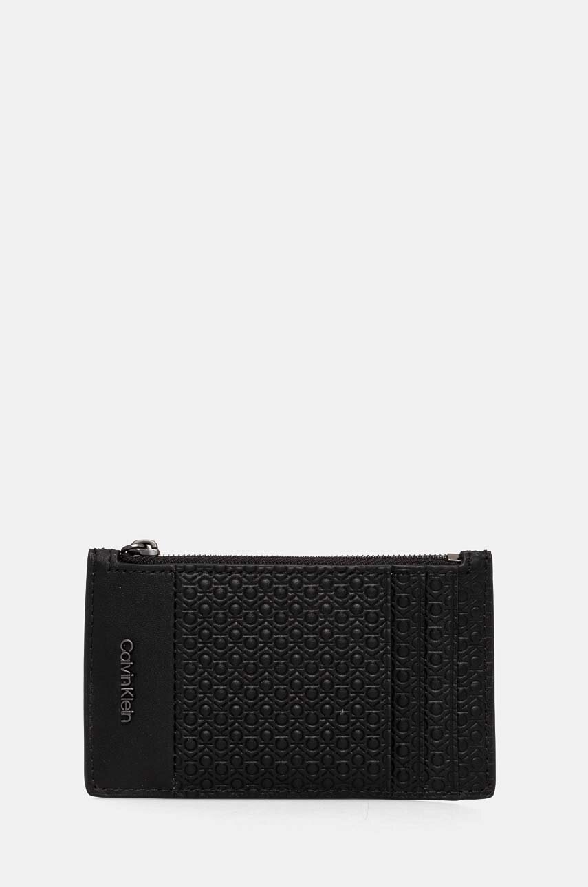 

Кожен портфейл Calvin Klein мъжки в черно K50K512272, Черен