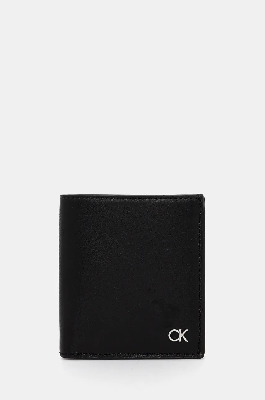 

Кожен портфейл Calvin Klein мъжки в черно K50K512290, Черен