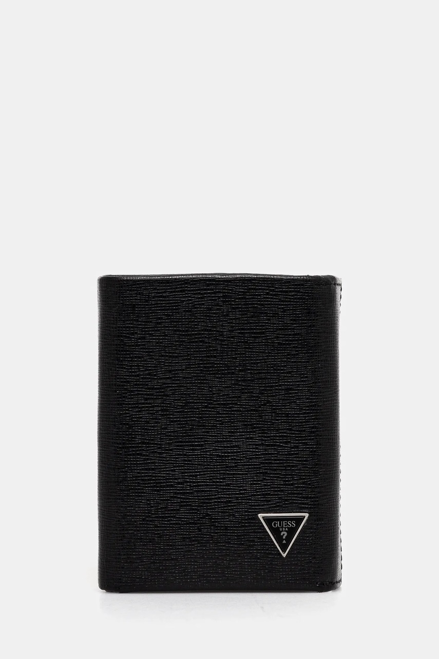 

Кожен портфейл Guess MITO мъжки в черно SMMTSL.LEA65, Черен