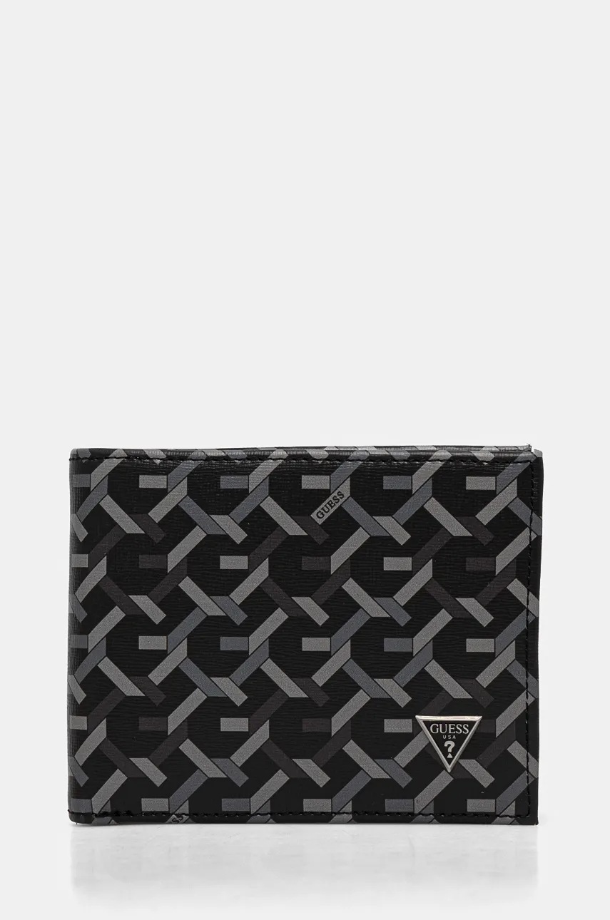 

Портмоне Guess мъжки в черно SMTOGW.LEA20, Черен