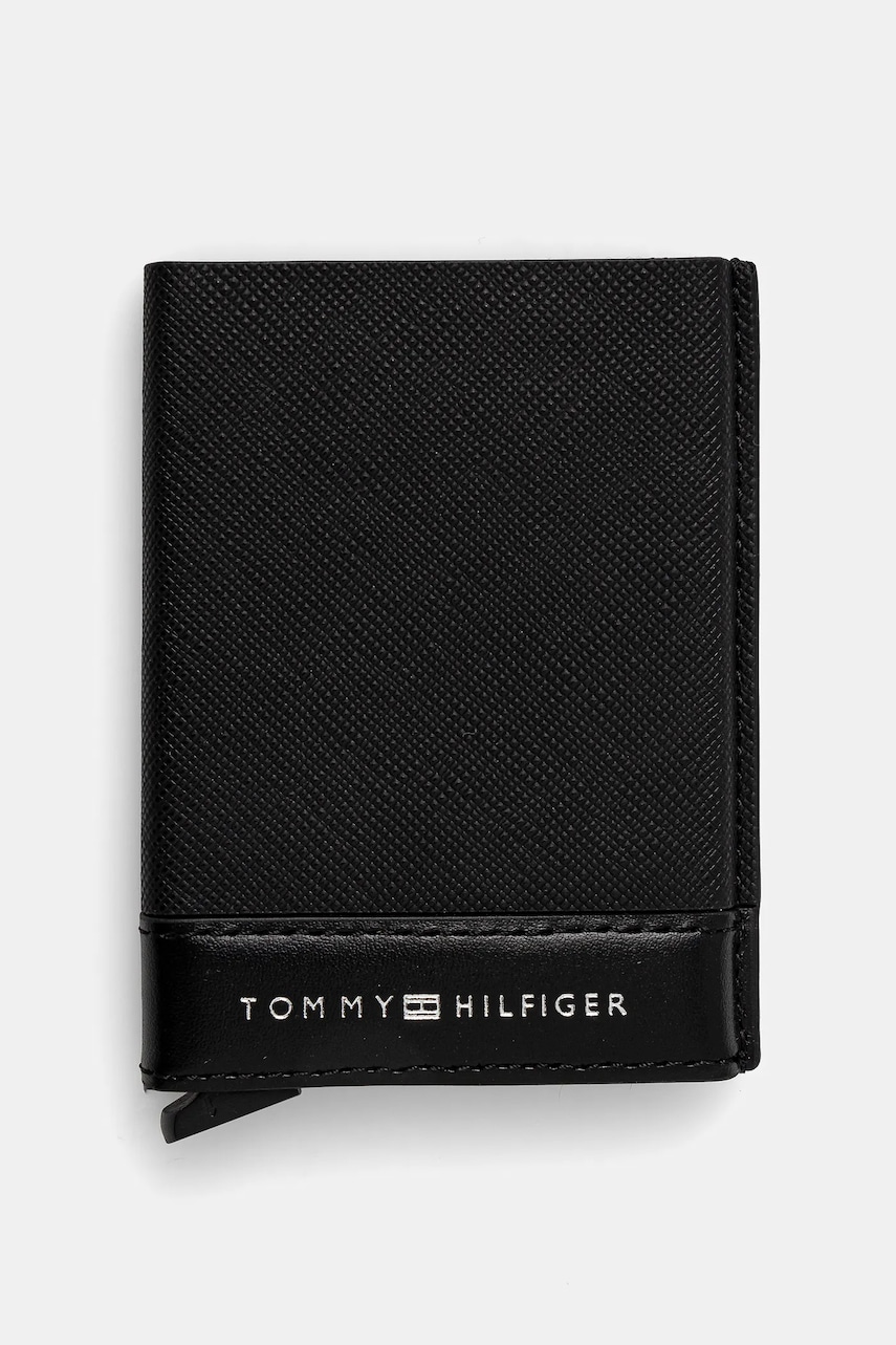 Чехол для карт и брелок Tommy Hilfiger цвет чёрный AM0AM13127 Чехол для карт и брелок Tommy Hilfiger цвет чёрный AM0AM13127