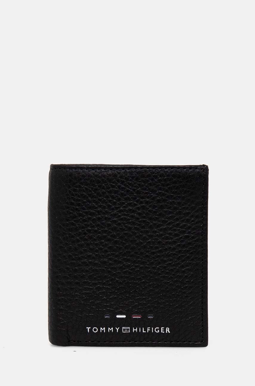 

Кожен портфейл Tommy Hilfiger мъжки в черно AM0AM12756, Черен