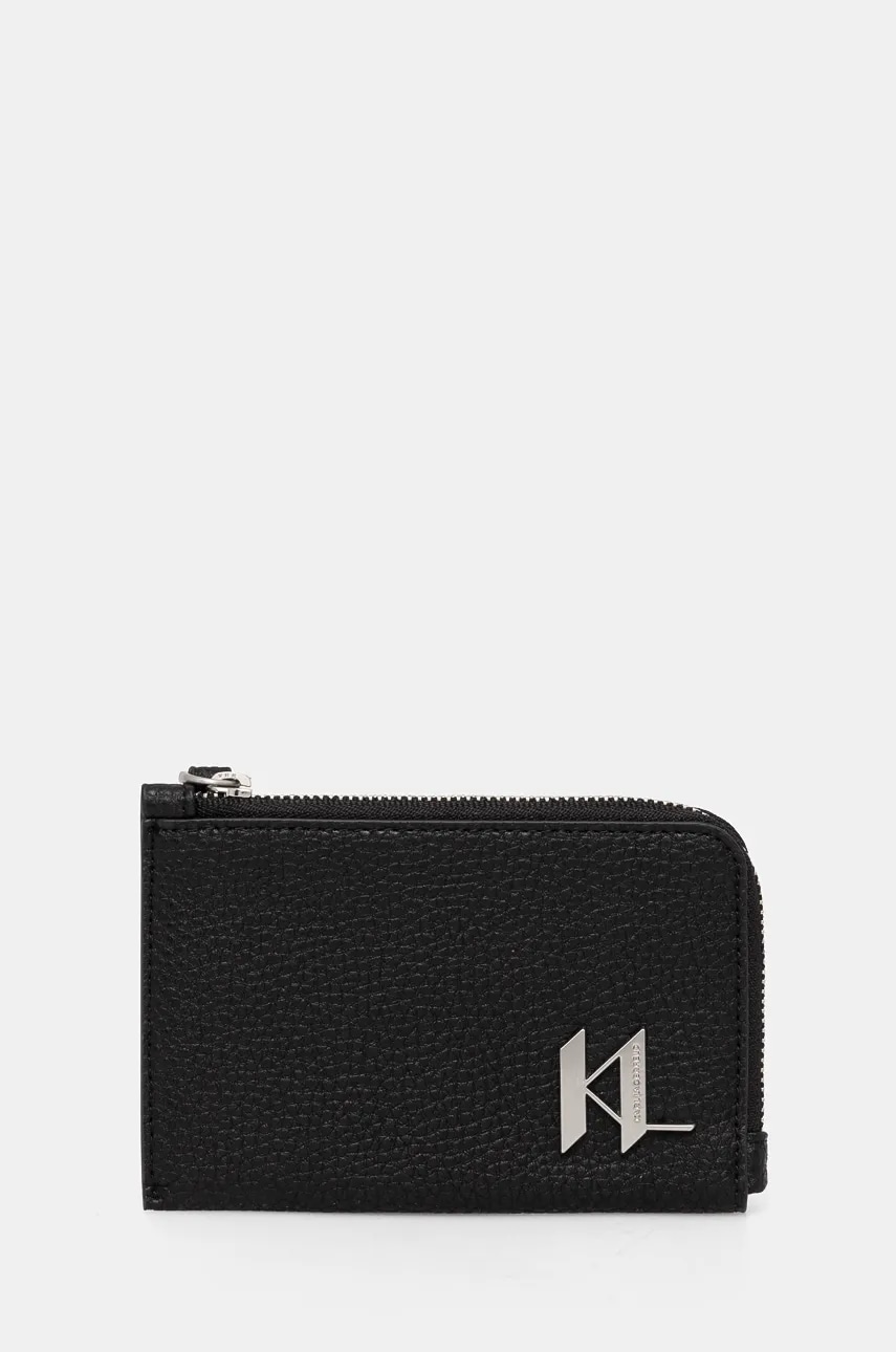 Karl Lagerfeld portofel K/PLAK bărbați, culoarea negru, 246M3214