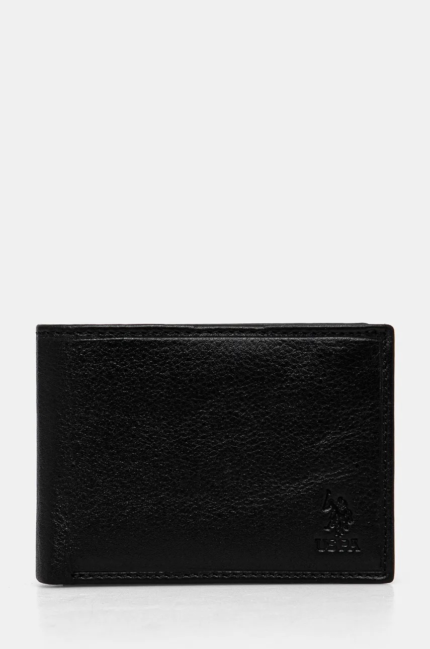 

Портмоне U.S. Polo Assn. Brazil мъжки в черно AEUZ32541MHA, Черен