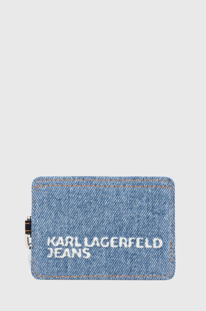 

Калъф за карти Karl Lagerfeld Jeans в синьо 245J3204, Син