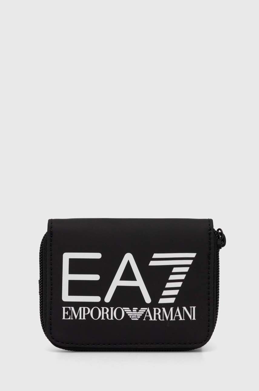 

Портмоне EA7 Emporio Armani в черно 3R910.245055, Черен