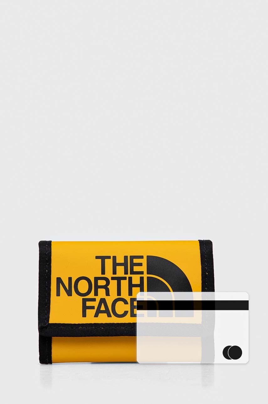 Πορτοφόλι The North Face Base Camp Wallet χρώμα: κίτρινο, NF0A52TH4WP1 φωτογραφία