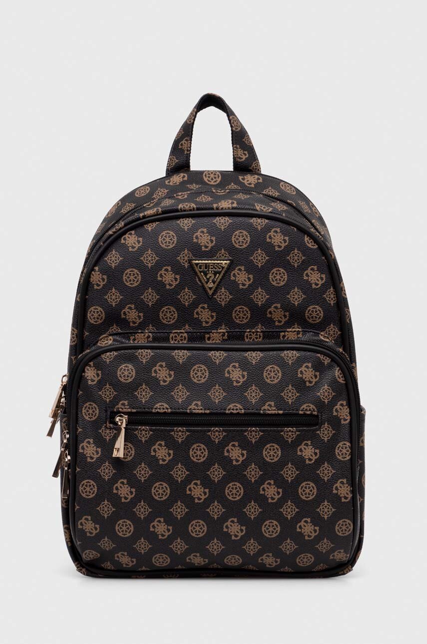 

Раница Guess в кафяво голям размер с десен TWP745 29900, Кафяв
