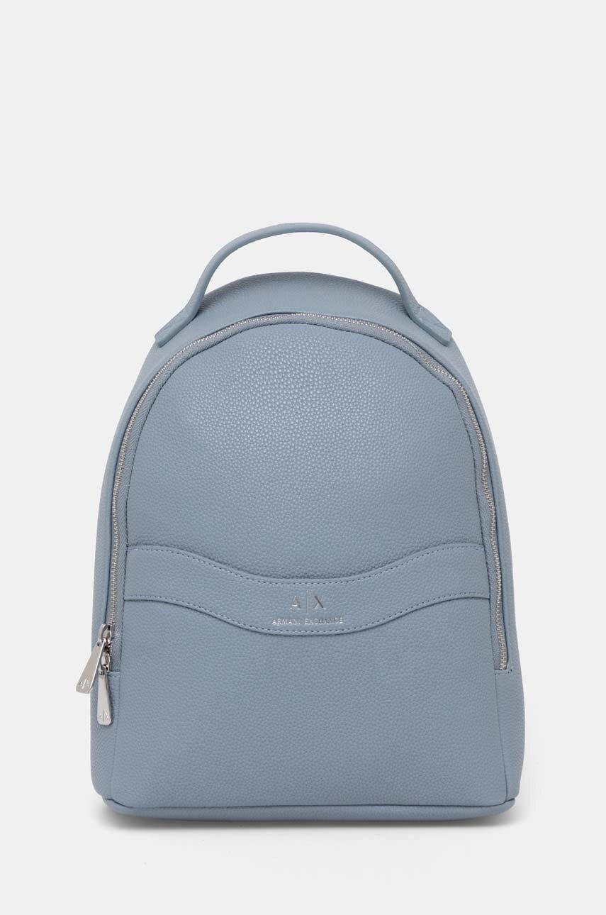 

Раница Armani Exchange в синьо малък размер с изчистен дизайн 949197 CC783, Син